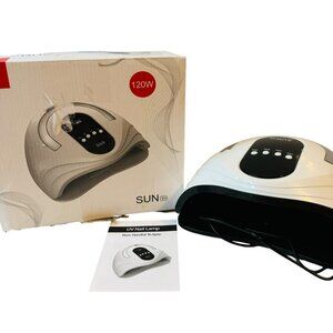 SUN S9 120W UV Nail Lamp With Timer & LCD Display